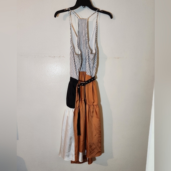 TIBI Camille Collage Wrap Slip Dress - Picture 4 of 10